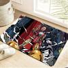 Bath Mat 1pc, Spider- Jump Pose, MARVEL Flannel Rectangular Mat, Bathroom Non-Slip Entrance Mat, Fun Door Decoration Mat, Home