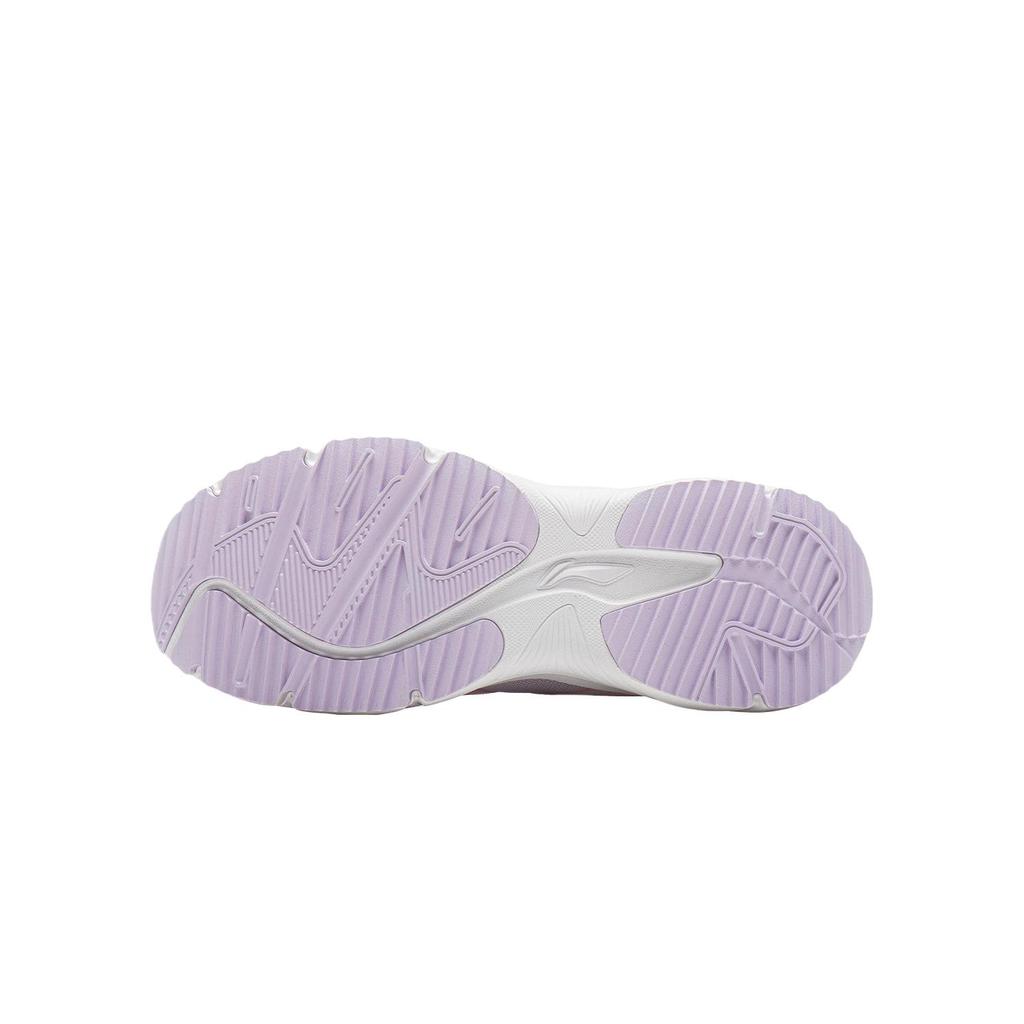 Li Ning Kinder Bequeme Leichte Low-Top Freizeitschuhe Kinder Sneaker Lila Rosa YKCU228-2