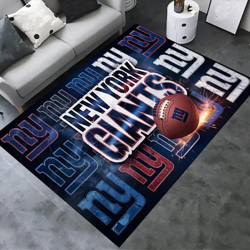 New York Giants Carpet Rug for Living Room Bedroom Home Sofa Decoration,Kids Play Non-slip Floor Mat