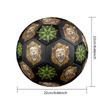 1PC Lions Roar Power Green Star Mandala Soccer Ball Size 5 Football Machine Sewn Indoor/Outdoor Universal Football Surprise Collection n118