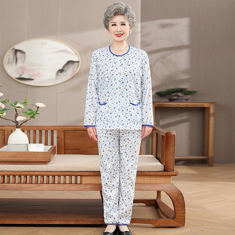 

Grandma s Summer Cotton Cardigan for Women 70+ - Lightweight and Perfect for the Season 4XL (Recommended up to 160 lbs)