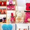 1000/100pcs Mini Foam Rose Head Artificial Rose Flower DIY Wedding Bouquets Party Gifts Valentines Day Party Decoration Supplies