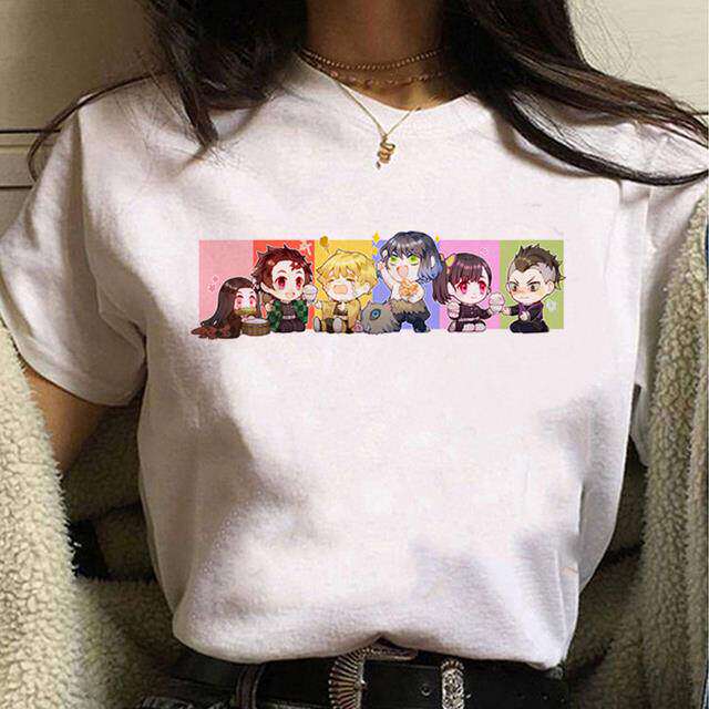 Demon Slayer T-Shirt - A Trendy, Casual Crew-neck, Oversized, Fun Short-sleeved Children's and Adult T-shirt.
