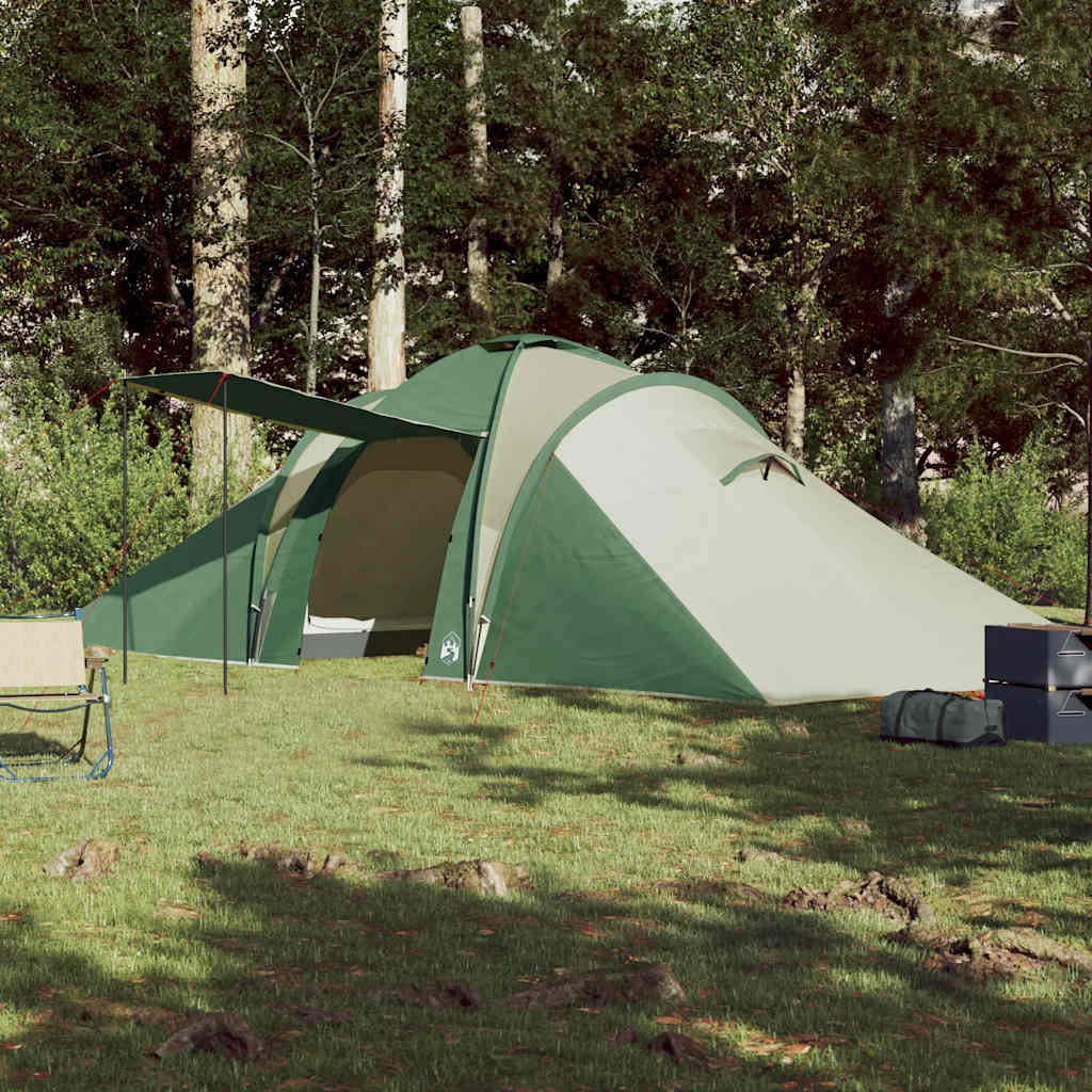 Vidaxl Family Tent, 6-Person, Dome, Green, Waterproof