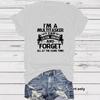 European & American Summer I'MA LIS Round Neck Short Sleeve Casual Fashion T-Shirt