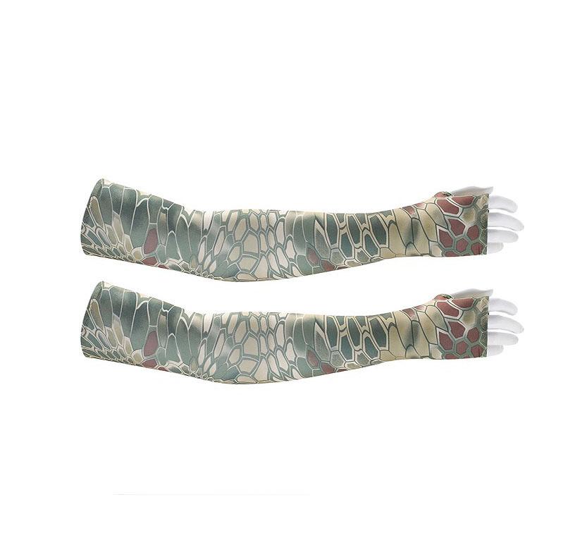 Wholesale Adult's Cooling Arm Sleeves Long Fingerless Gloves Anti-Slip Sun Protection Arm Sleeves