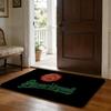 Floor Mat Soft Flannel Rug Non Slip Absorbent Mat for Bathroom Bedroom Home Decor Kwaii Climb the Wall Cat