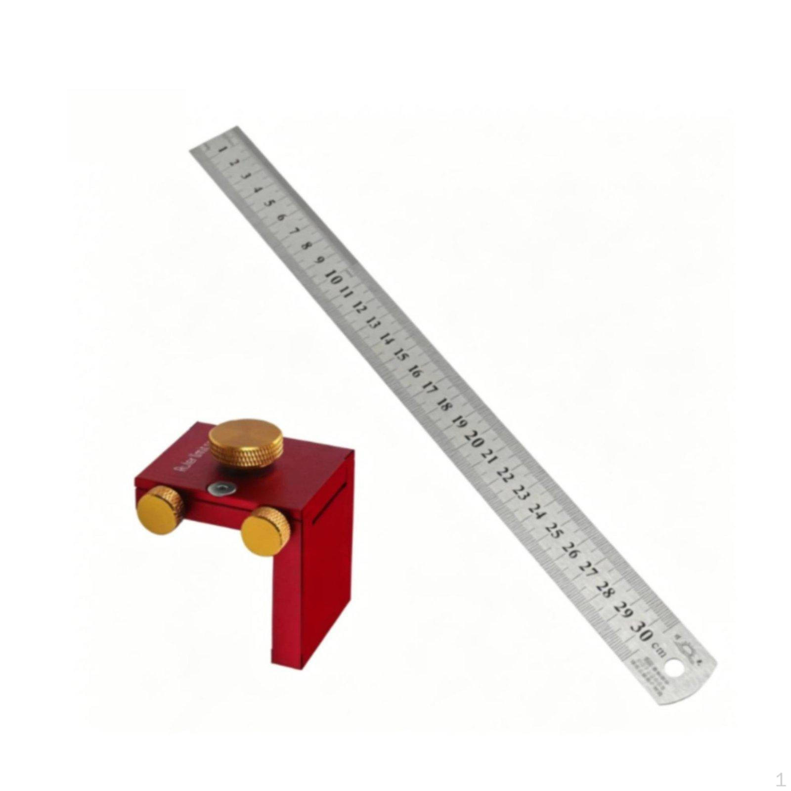 90 Degree Corner Ruler High Precision Carpentry Angle Square Aluminum Alloy Carpenter for