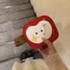 Korean New Cute Apple Embroidery Cosmetic Bag Sundries Storage Bag Large Capacity Portable Polaroid Bag