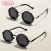 Protective Glasses Punk Polarized Round Sunglasses ND9 Adjustable Dimming Sun Glasses Men Women Fishing Eyeglasses Outdoor UV400