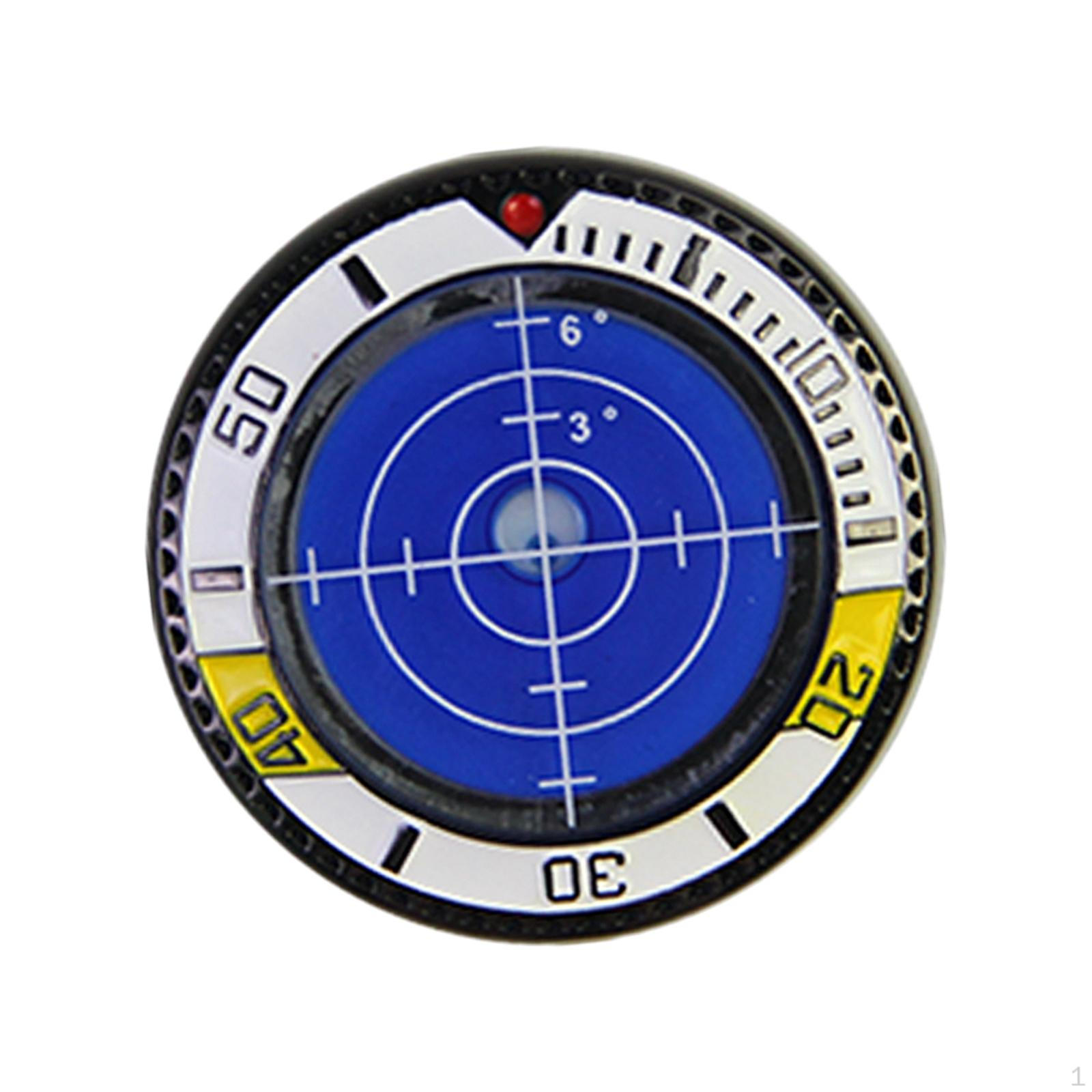 

Маркер для мяча для гольфа с круглыми пузырьковыми уровнями Green Reader для улучшения впечатлений от игры в гольф