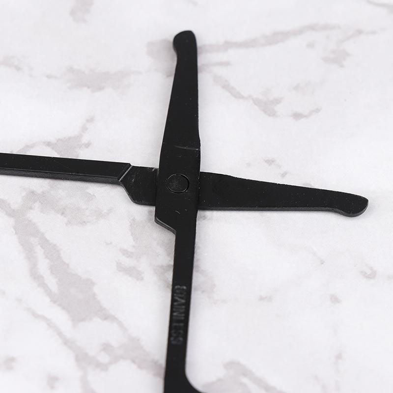 1Pc Nose Hair Scissor Stainless Steel Eyebrow Nose Hair Cut Facial Makeup Tool