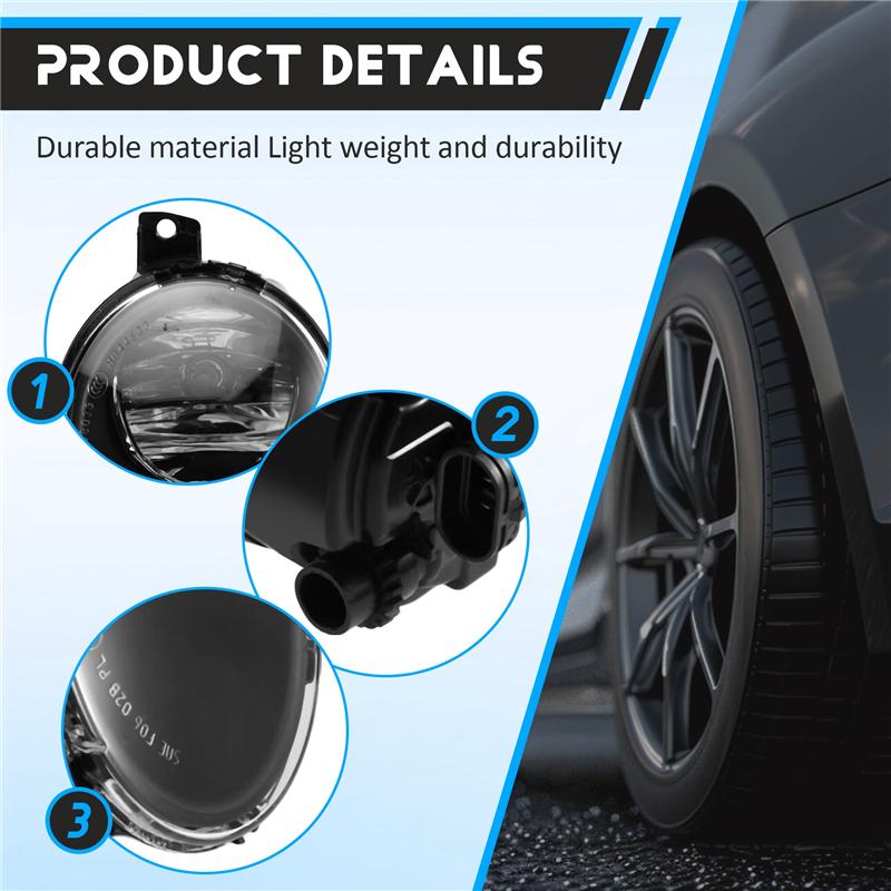 Ac29-Front Fog Light XC60 Fog Lamp Forvolvo XC60 08-13 Daytime Running Light Left 30796680 As Shown Left