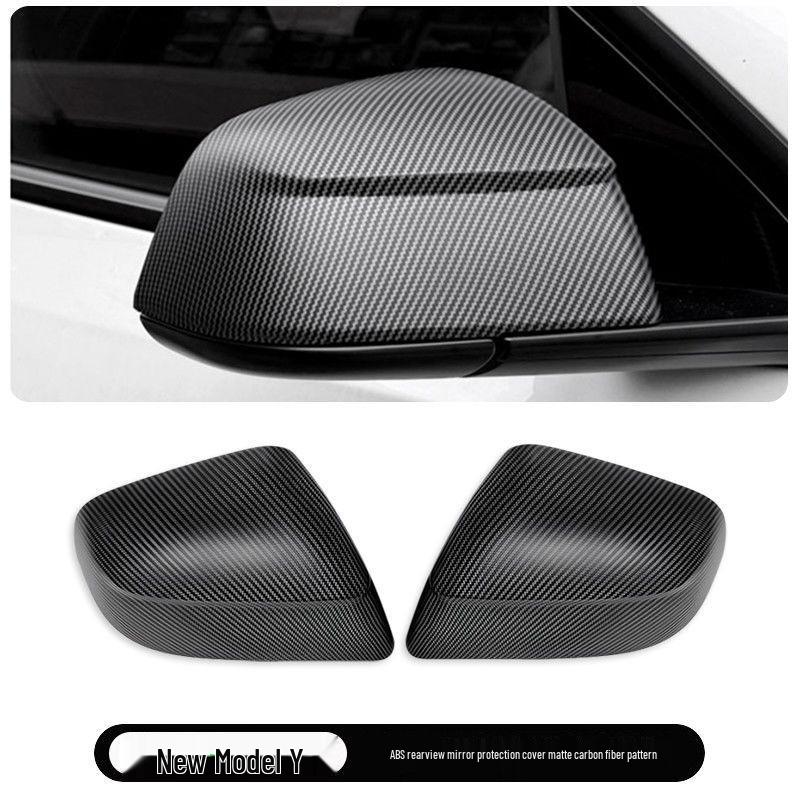 25-Year Tesla Model Y Rearview Mirror Carbon Fiber Cover