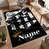 SANTOS (1) Personalized name Office Carpet Stylish Decor for Living Room Bedroom Kitchen