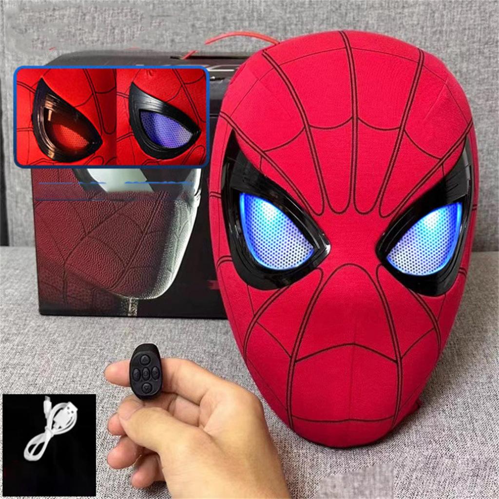 LED Cosplay Face with Remote Control and Red Blue Glowing Eyes
