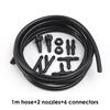 Universal Car Auto Windshield Washer Hose Wiper Blade Pipe Jet Spray Nozzle Water Fluid Tube Joiner Connector Replacement Kit