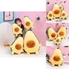 Adorable Avocado Plush Pillow Cozy Soft Stuffed Animal For Office And Kids 25cm 35cm 45cm 60cm Options