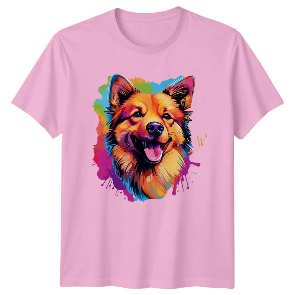 Colorful Dog Face TShirt Pet Portrait Dog Lover Gift For Him And Her