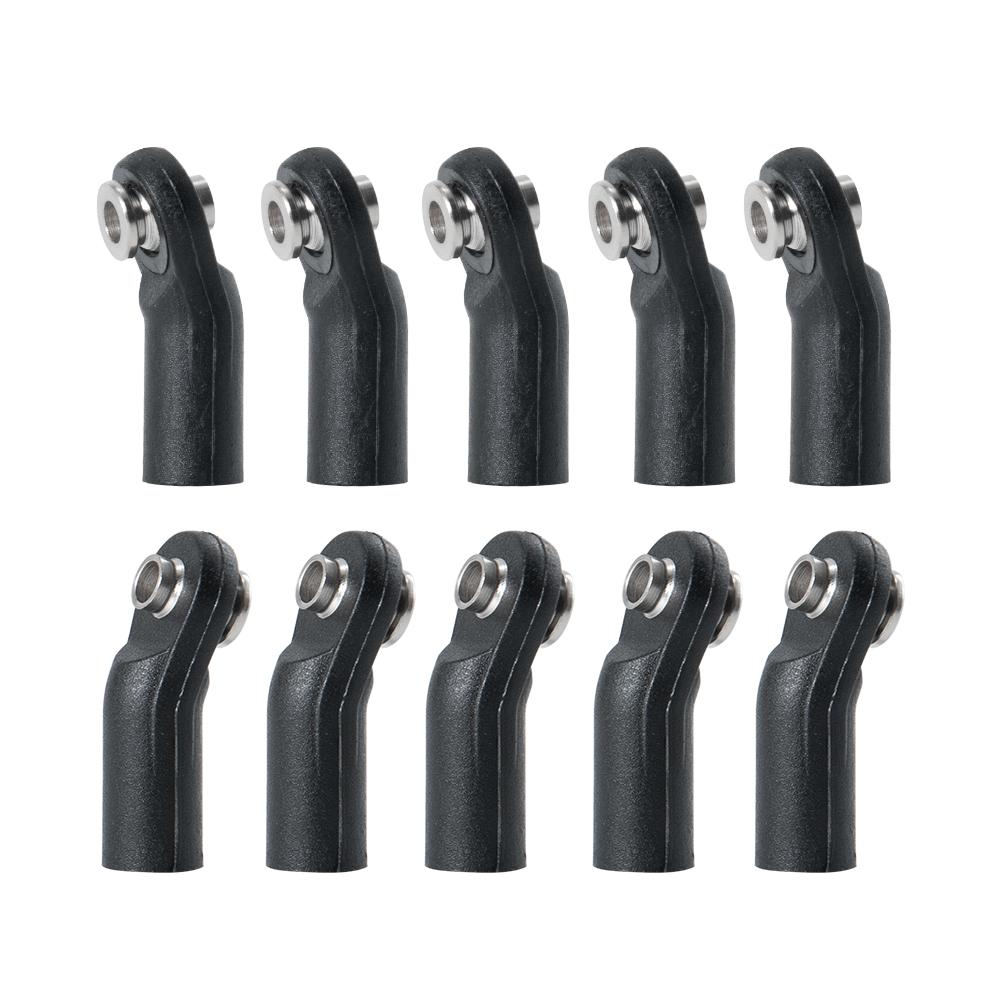 AXSPEED 10 Pezzi M4 Boccole di Collegamento in Plastica Testa Sferica Giunto Filettatura Oraria per TRX-4 Axial SCX10 Wraith 1/10 Auto RC Parti di Aggiornamento