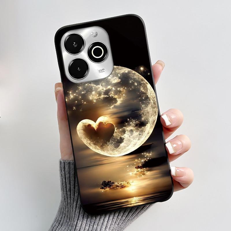 Anti-scratch Phone Case For Umidigi G100X/G9X Soft Silicone Black Casing Aesthetic Beautiful Blue Sky Sunlight Pattern Shell