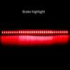 48LEDs Tail Brake Stop Turn Warning Light Motorcycle Brake Light Strip Flexible Waterproof Signal Lamp for Lada Motorcycle