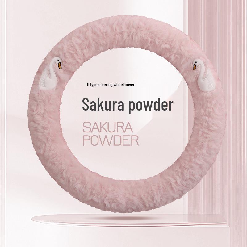 Winter Warm Plush Steering Wheel Cover - Non-slip, Anti-freeze, Universal Hand Warmer for Cars.