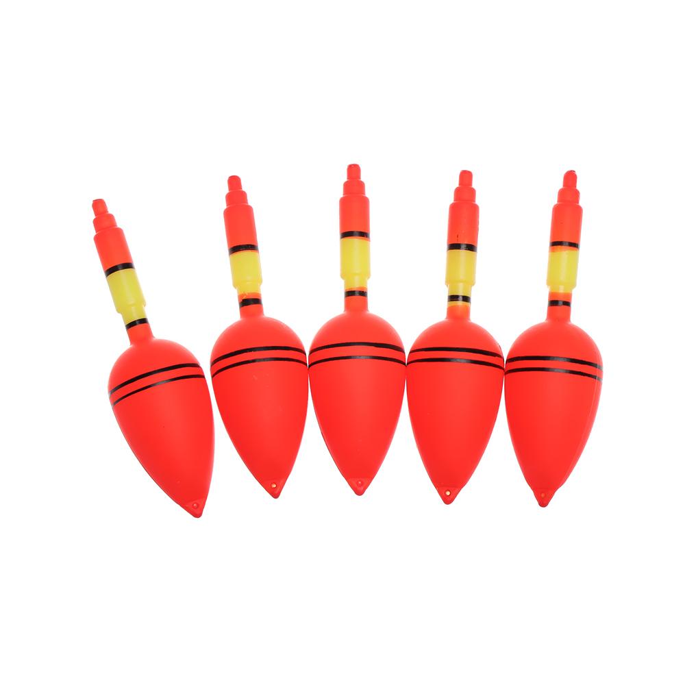 5pcs/set High Quality Plastic Luminous Eva Foam Light Stick Fishing Night Float Ball Boia