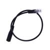 30cm 3.5mm Smartphone Headset to 4P4C RJ9 Telephone Converter Adapter Cable