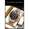 POEDAGAR Men Watches Stainless Steel Top Luxury Fashion Business Wristwatch Waterproof Luminous Quartz Watches