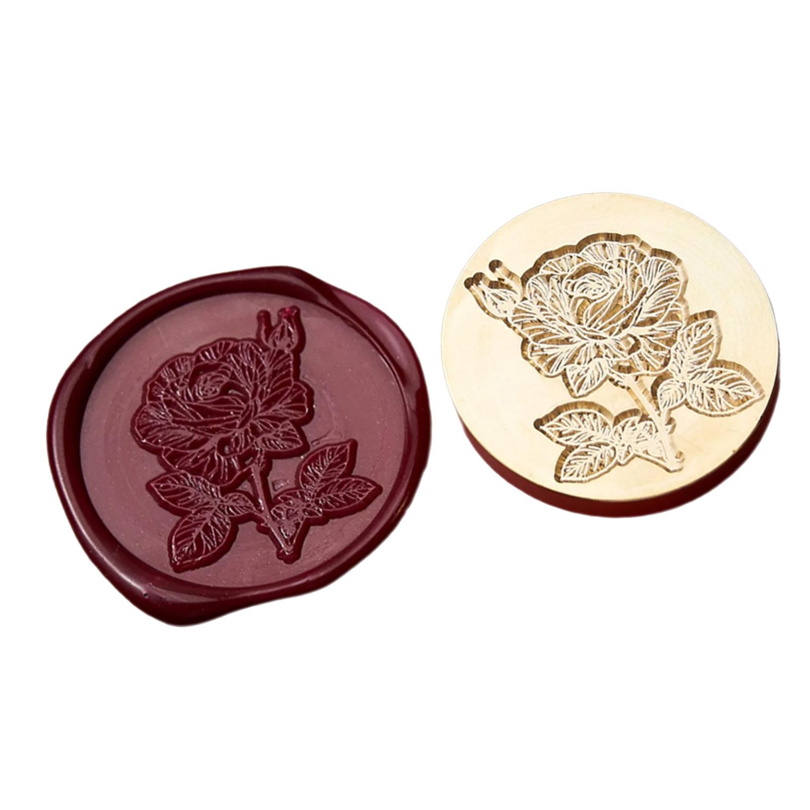 

Witch Pumpkins Sealing Wax Stamp Plants Wax Seal Stamp Brass Head Seal Stamp for Scrapbooking Invitations Decoration F