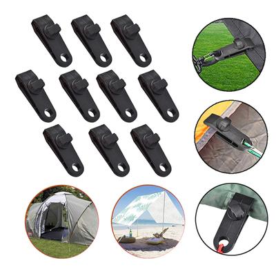 10Pcs Tarp Clips Heavy Duty Lock Grip Tarp Clamps Pool Cover Clips Tent Fasteners Holder for Awnings, Outdoor Camping