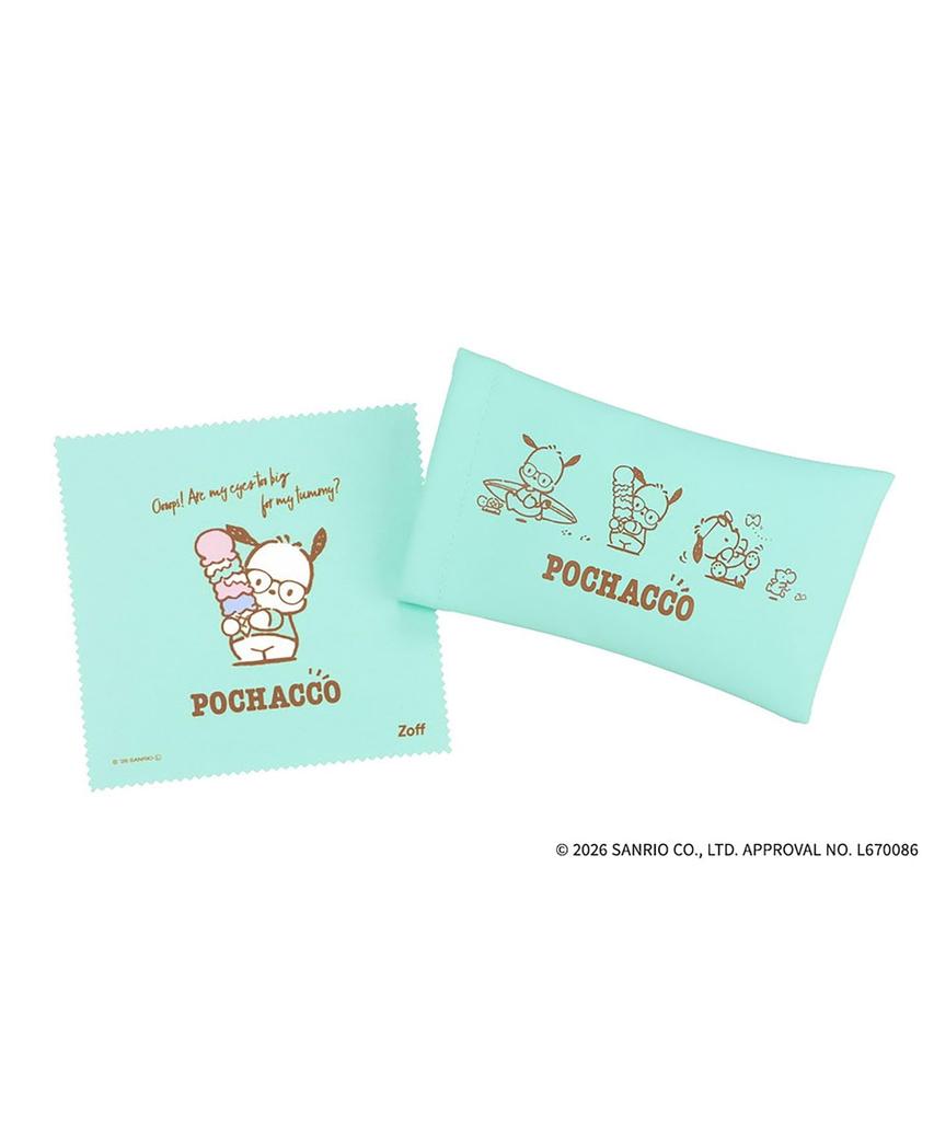 sunglasses POCHACCO Features include rubber colored UV suitable for and Small [Zoff] Boston-style (Brown (Clear) - ZC261G02_42A1) design. temples,