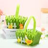 Easter Egg Basket Colorful Kids Easter Basket Felt Gift Bag 3d Easter Tote Bag For Kids Party