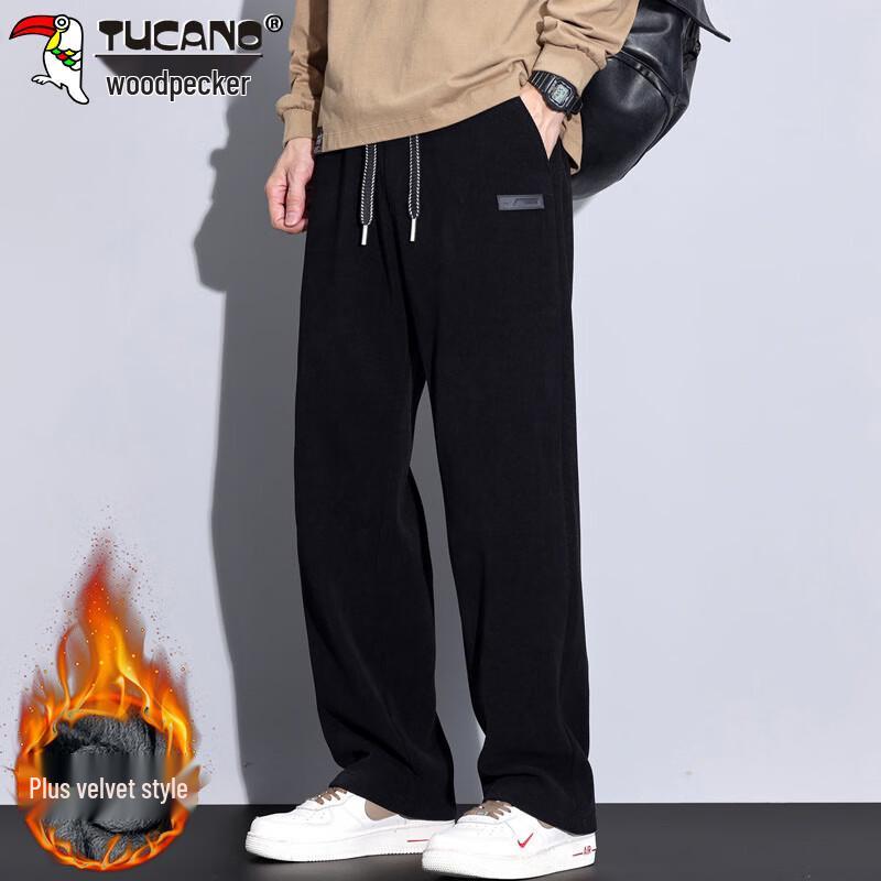 Tucano Men's Warm Corduroy Wide-Leg Casual Pants
