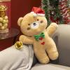 Christmas Bear Gingerbread Plush Toy Cartoon Stuffed Doll Decoration Gift Kids