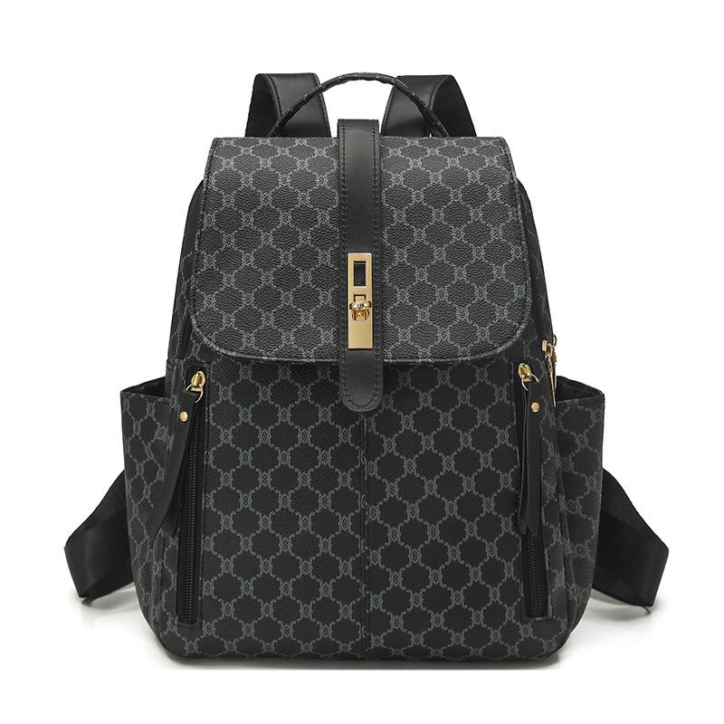 Dual Shoulder Bag,Casual Women's Bag, Fashionable Travel Bag, Large Capacity Backpack
