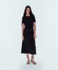 Noiseu W Drape Knot Skirt - Black