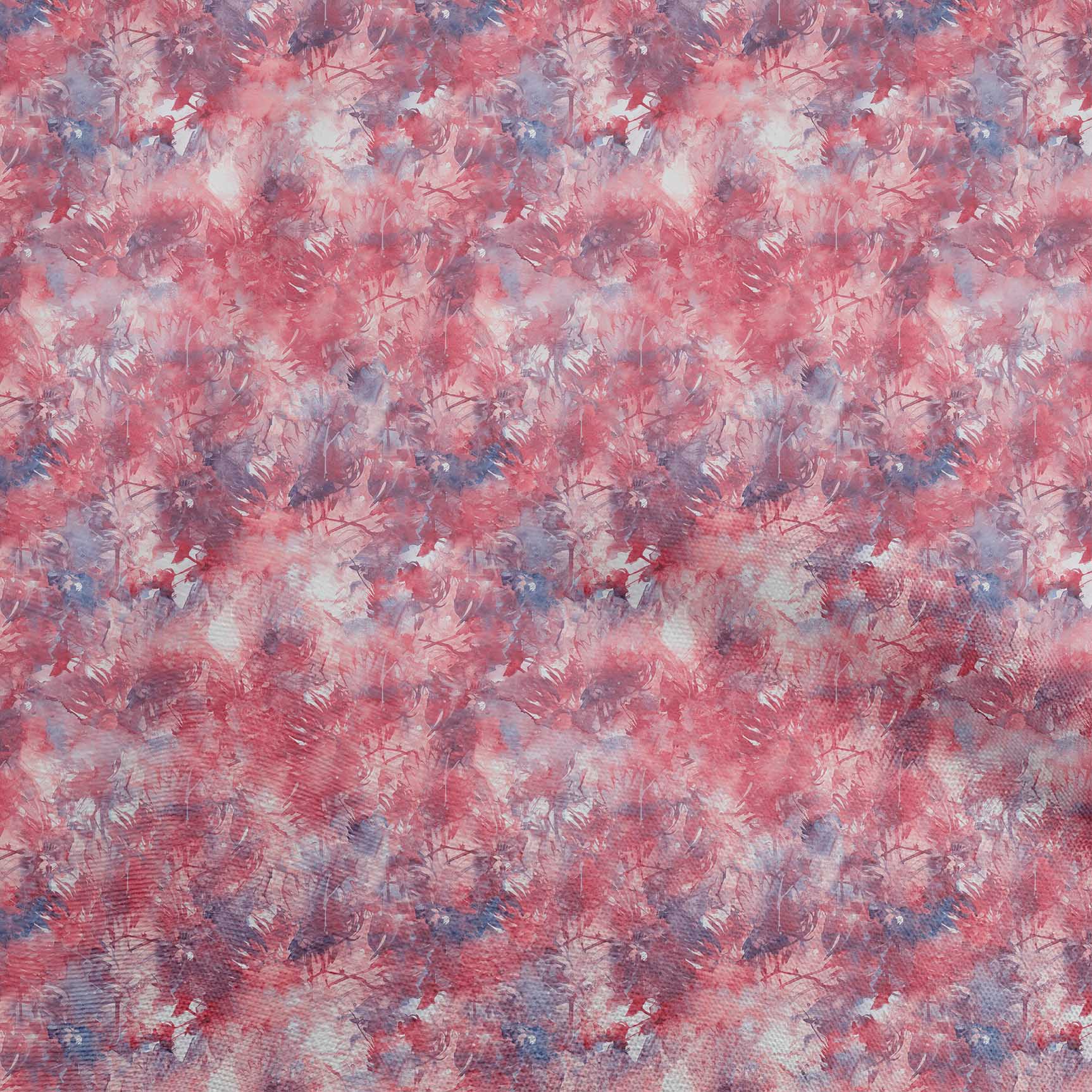 

OneOone Бавовняний поплін, блакитна тканина, абстрактні квіткові вироби для стьобання, принт, швейна тканина у дворі, 42 дюйми 42 Inch Wide - Viscose Chiffon червоний