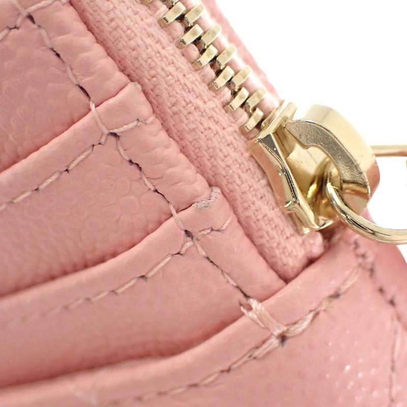 Chanel AP2061_B10583_U2360 Coin Case Pink Caviar Skin Women