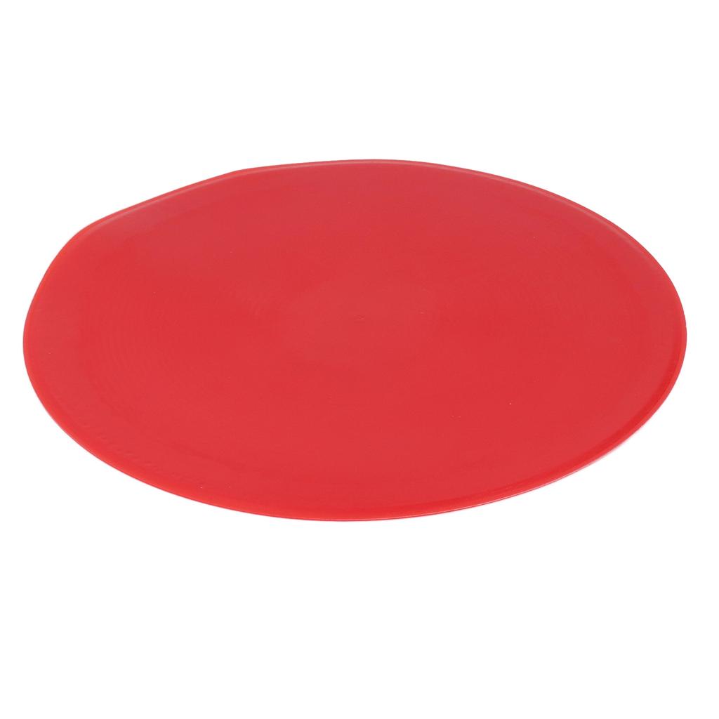 10 Stück Sport Bodenmarkierungen Flache Scheibenmarkierungen Helle Farbe Flache Feld Bodenmarkierungen für Tennis Fußball Training Rot