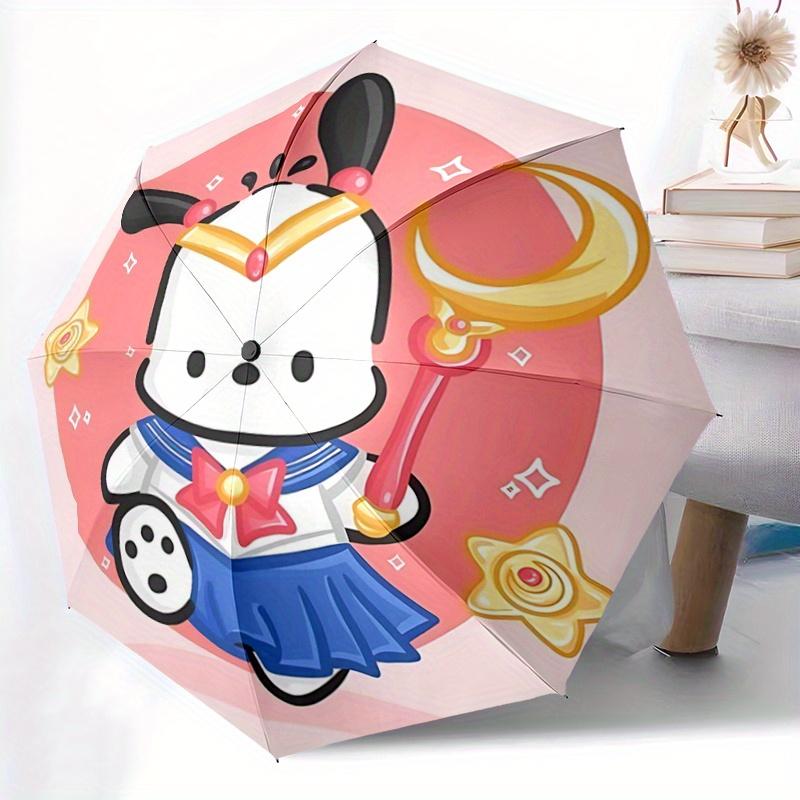 1pc Moon Goddess Pochacco Sanrio Automatic Opening and Closing Folding - A Good Choice for Gifts, Fashionable and Convenient Umbrella With Cute Cartoo