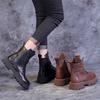 Autumn and Winter New Boots Martin Boots Thick-soled High-value Versatile Short Boots Support