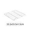 Golden Square Stainless Steel Food Service Tray plate set Nonstick Bakeware Fruit Cookie Bread Plate Kitchen Storage Container