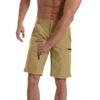 Men's Loose Fit Casual Lightweight Multi Pocket Cargo Straight Leg Hiking Quick Dry Shorts for Outdoor Activities