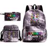 Rhythm box cartoon animation primary school schoolbag sprunki fourth grade lightweight burden reduction large capacity backpack bag