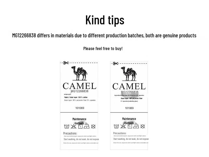 Camel Men's Pure Cotton Knit Casual Jogger Pants