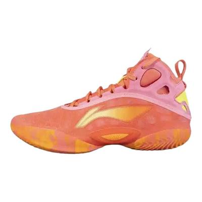 Li Ning Yu Shuai 19 Comfortable Versatile Durable Shock Absorption Low Top Basketball Shoes Men Sneaker Orange ABAV005-5