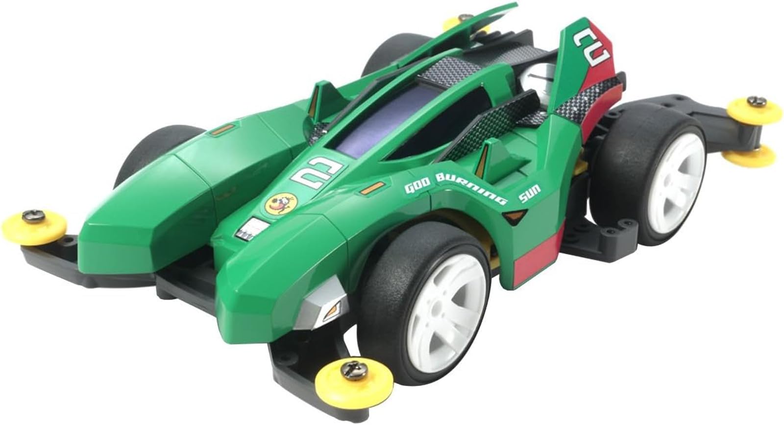 

Tamiya Mini 4WD PRO Series 44 God Burning Sun MA Chassis 18644 No. зелёный