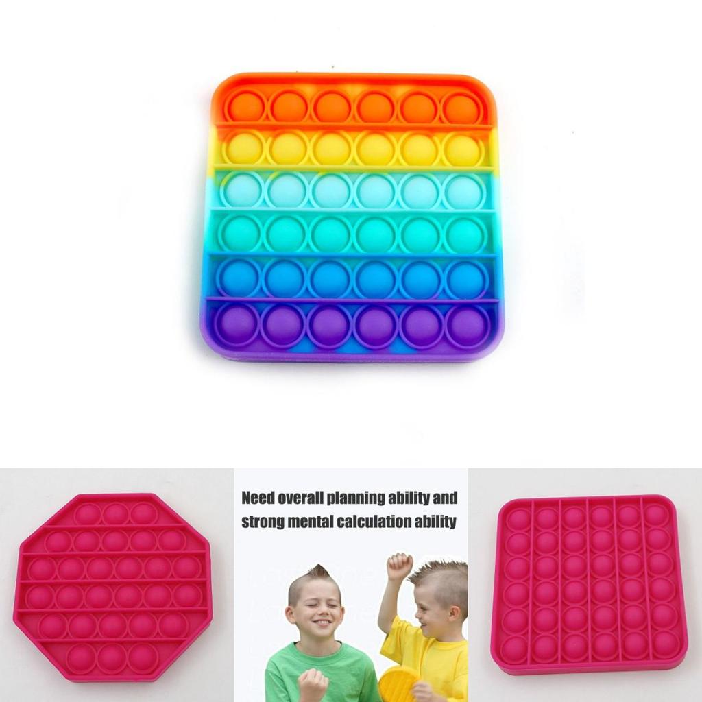 Foxmind Pop Bubble Sensory Fidget Pop It Toy For Stress Relief And Educational Fun For Kids